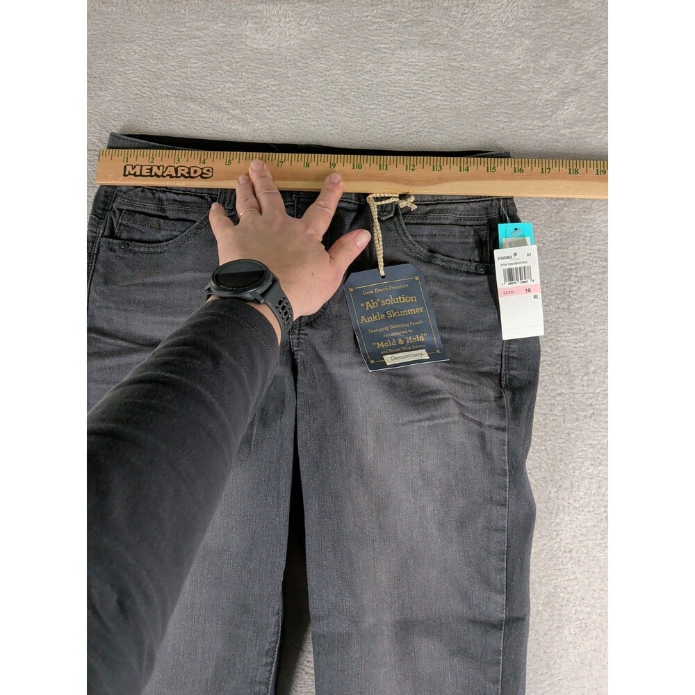 Democracy Ab Solution Ankle Skimmer Jeans Women's 10 Mold & Hold New - Picture 4 of 10